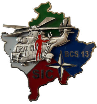Insigne du BCS-SIC de la KFOR, mandat 13, sans marque Alat.fr