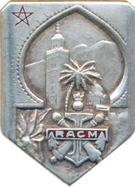 Insigne du régiment d'artillerie coloniale du Maroc Alat.fr