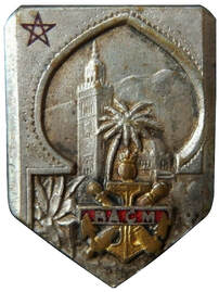 Insigne du régiment d'artillerie coloniale du Maroc Alat.fr