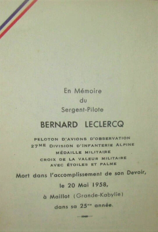 Mémorandum concernant Bernard LECLERCQ ALAT AFN Alat.fr