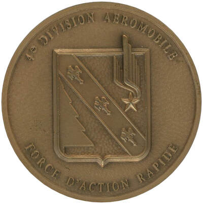 Médaille 4e DAM/FAR de 72 mm, avers Alat.fr