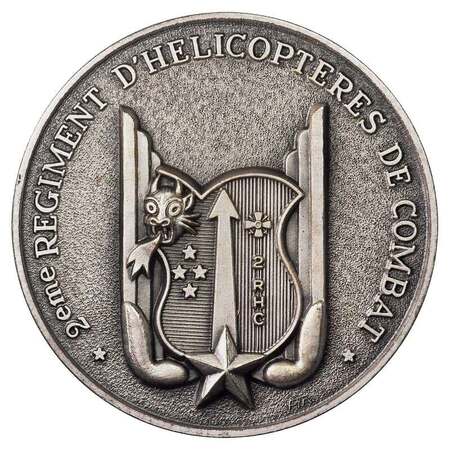 Médaille régimentaire 2e RHC, fabriquant FIA Alat.fr