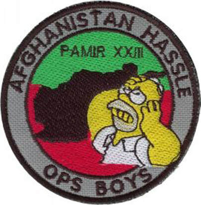 Patch tissu du bataillon d'hélicoptères mandat 2 ISAF Kaboul Alat.fr