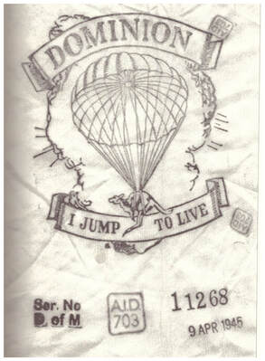ERGM Montauban : fragment d'un des premiers parachutes. Alat.fr