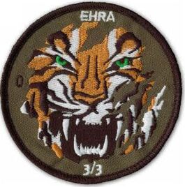 Patch 3e EHRA du 3e RHC Type 2 numéroté 0