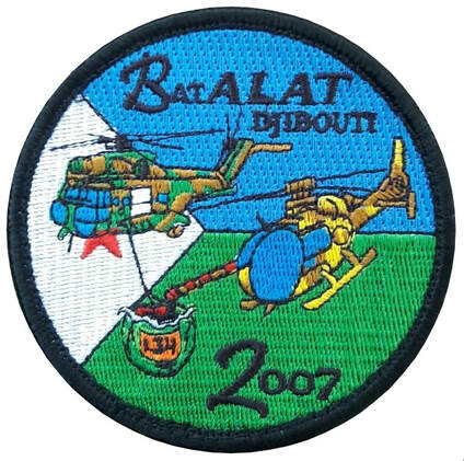 Patch BATALAT Djibouti détachement 2007 Alat.fr
