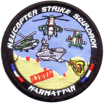 Patch opération Harmattan, helicopter Strike Squadron Alat.fr
