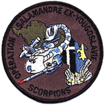 Patch APS de l'escadrille Scorpions du DETALAT Salamandre 1er RHC Alat.fr