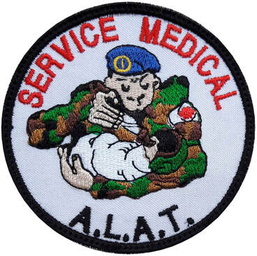 Patch service médical du DETALAT KFOR, mandat n° 12 Alat.fr