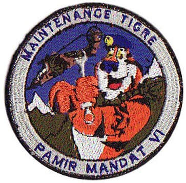 Patch tissu peloton maintenance Tigre ISAF Kaboul mandat n° 6 Alat.fr
