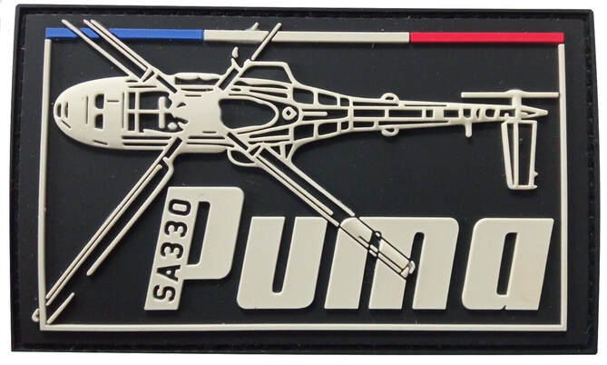Patch en PVC avec un Puma relooké, réalisé par le 3e RHC Alat.fr