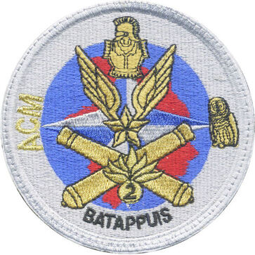 Patch tissu de l'insigne du bataillon des appuis KFOR mandat 2-SHELI Alat.fr
