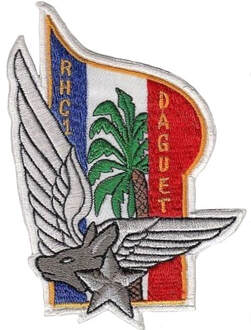 Patch en tissu de l'insigne du REGHÉLICO n° 1 de Daguet