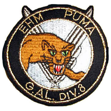 Patch tissu EHM, Puma marron clair du GALDIV 8 Alat.fr