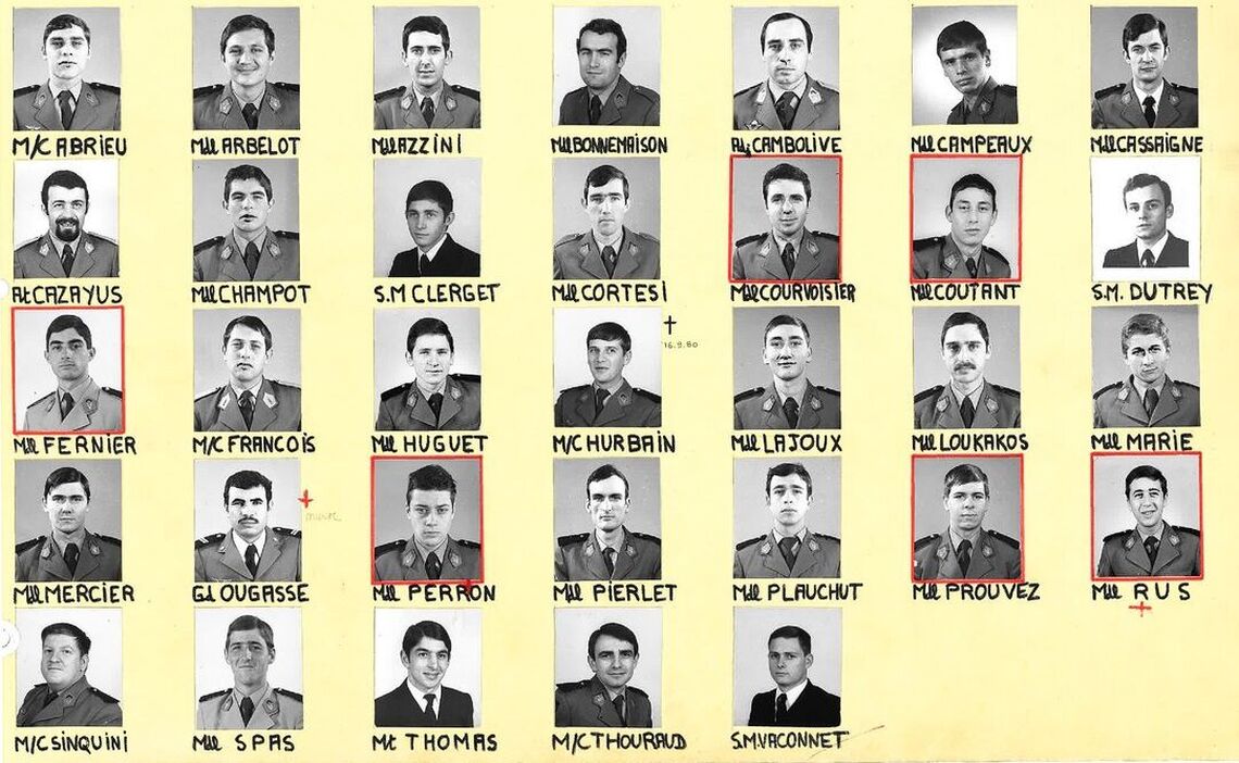 Photos des élèves du stage 2 PH 1976 Alat.fr