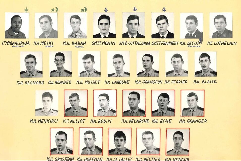 Photos des élèves du stage 6 PH 1972 Alat.fr