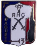 Pin's de l'insigne du REGHÉLICO n° 3 de DAGUET, motifs argentés Alat.fr