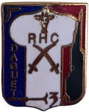 Pin's de l'insigne du REGHÉLICO n° 3 de DAGUET, motifs dorés Alat.fr