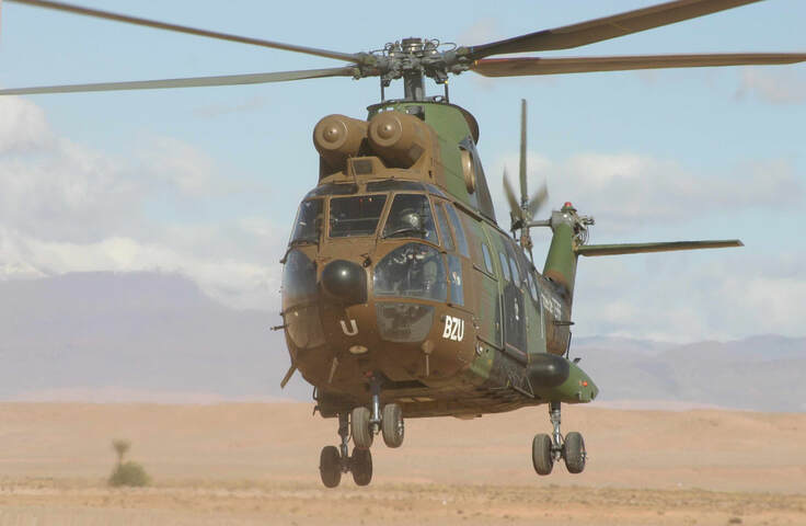 SA 330 de la 1ère Escadrille d'Hélicoptères de Manœuvre 3e RHC Étain Alat.fr