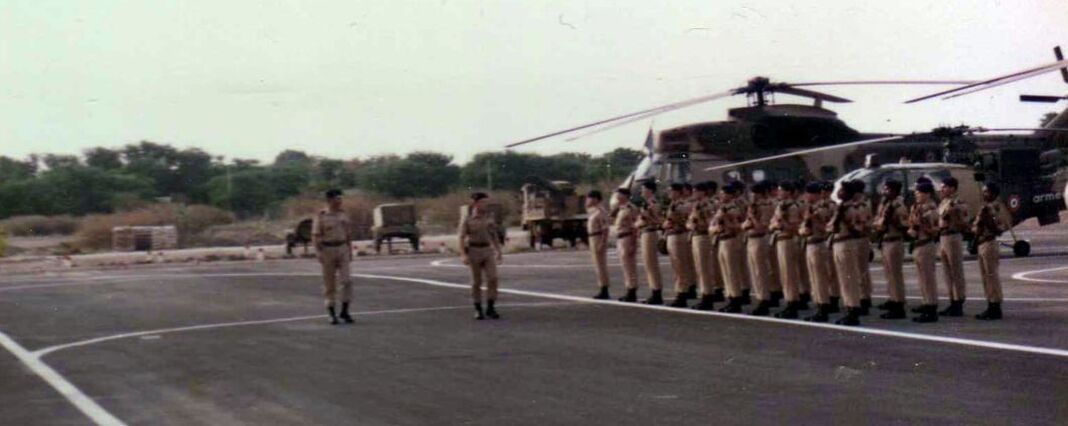 DETALAT Djibouti : départ du lieutenant-colonel SABATHIÉ, le 29 juin 1982. Alat.fr