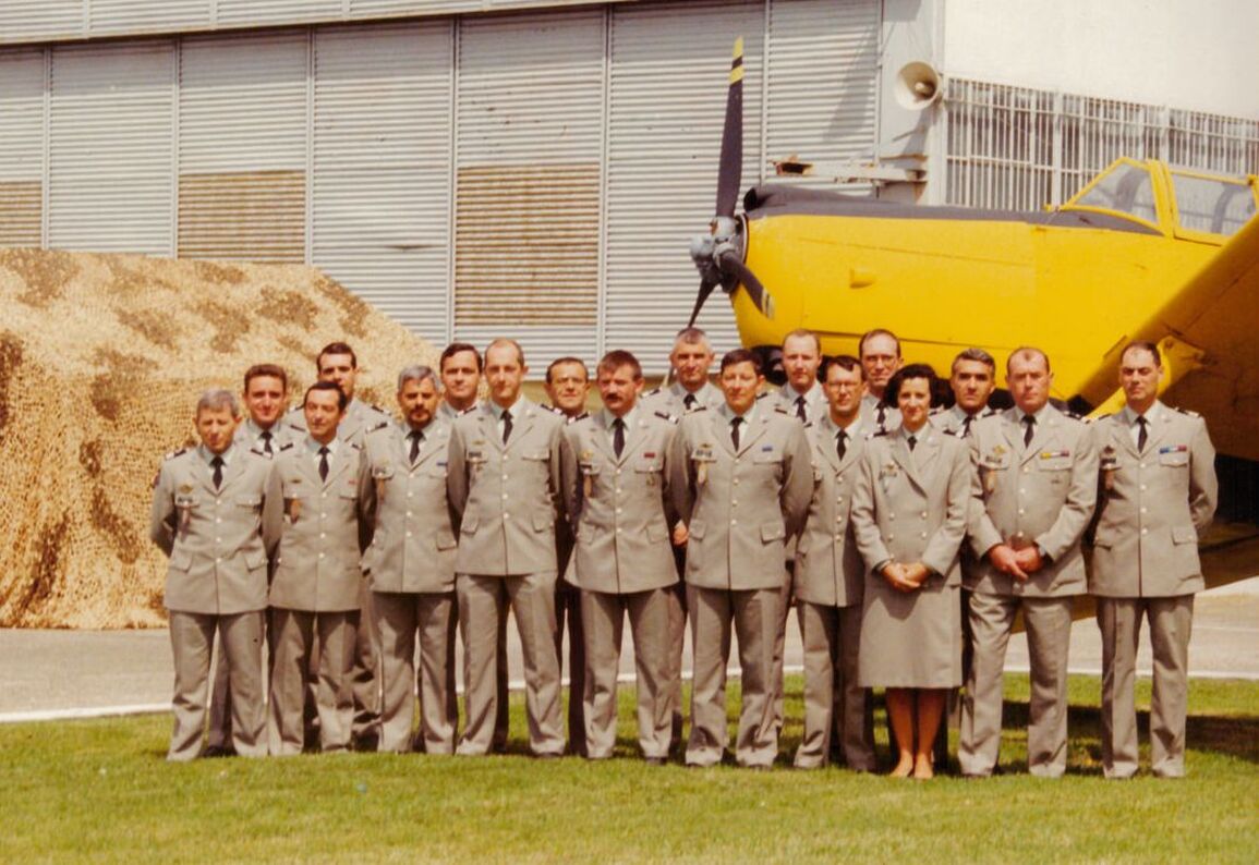 ERGM Montauban : les officiers le 20 juin 1992. Alat.fr