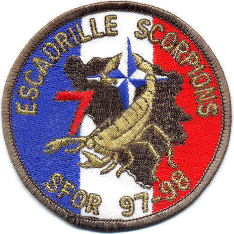 Patch APS escadrille Scorpions BATALAT SFOR Alat.fr
