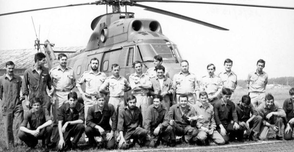 ​Les personnels de la SVR du GALDIV 3, en juin 1976. Alat.fr