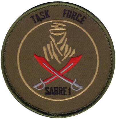 Patch tissu de la task force Barkhane sabre 1 Alat.fr