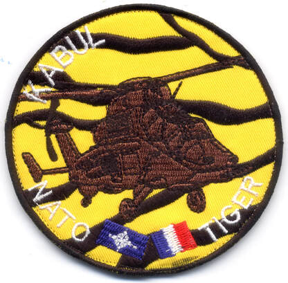Patch tissu task force Tiger, ISAF Kaboul, mandat n° 1 Alat.fr
