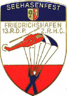 Insigne commémoratif 2e RHC Friedrichshafen 13e RDP Alat.fr