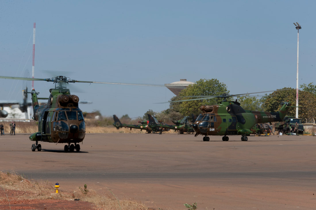Serval : aéroport de Bamako, PUMA et GAZELLE (1). Alat.fr