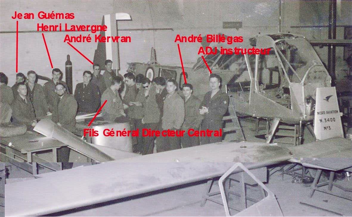 Stage officiers mécaniciens ALAT à Bourges en 1961 Alat.fr