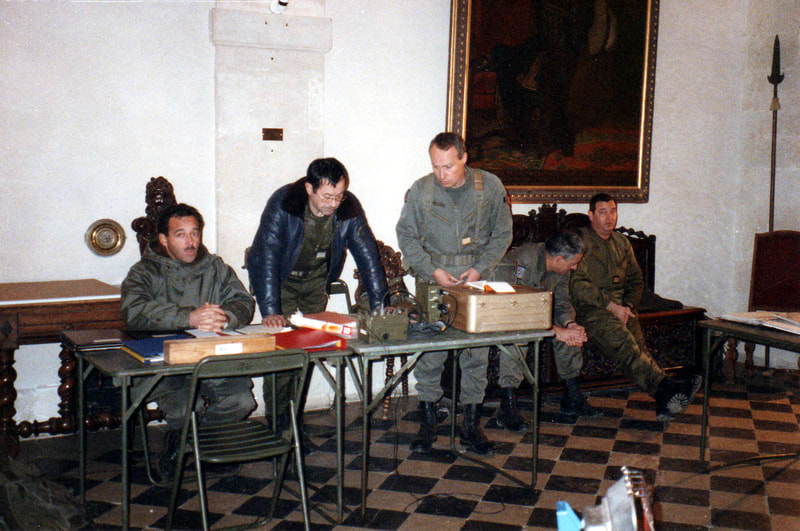 Personnels 1991 de l'ECSR et Escadrille Soutien et Ravitaillement du 4e RHCM de Nancy Alat.fr