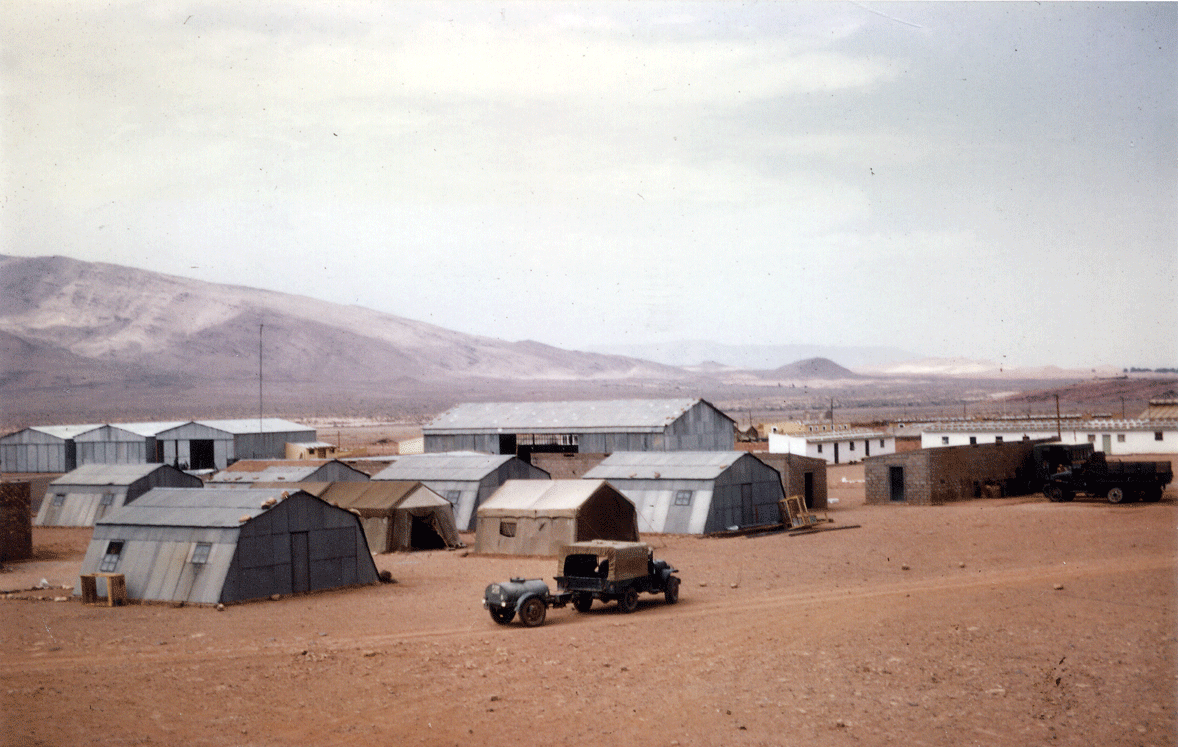 1er PMAH 13e DI : le terrain et les installations du peloton  à Aïn-Sefra (2). Alat.fr